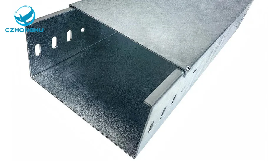 Kabeldienblad met vaste bodem/niet-geperforeerde kabelbak