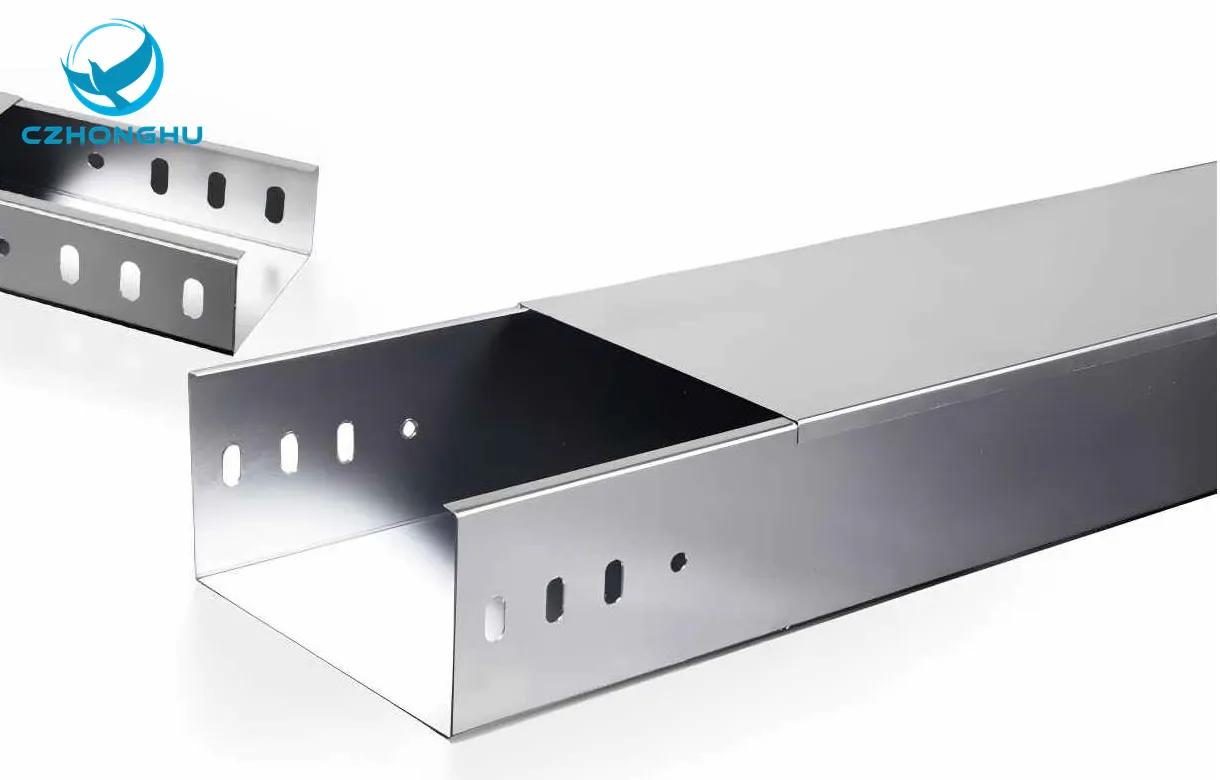 Niet-geperforeerde kabelgoot