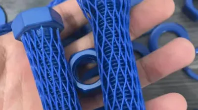 PTFE-coating zeshoekige bout, zeshoekige moer, platte wasmachine